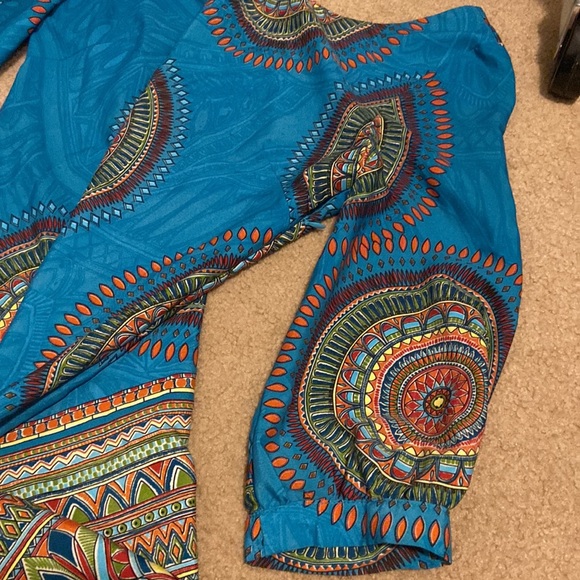 Pink Owl Boho 3/4 Sleeve with Deep V Back Size Small - Picture 3 of 6